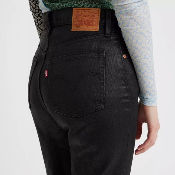 501 WAX COATED WOMEN'S JEANS - Picture 1 of 3